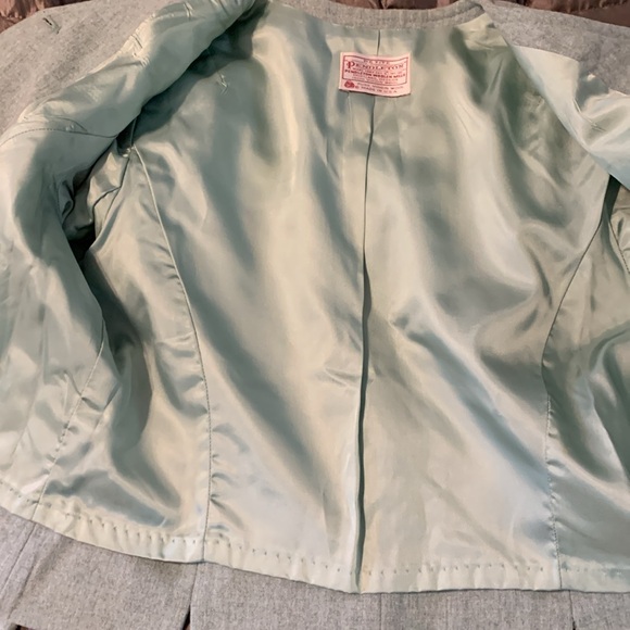 Pendleton Wool Petite Vintage Sz 14 Wool Short Waisted Blazer - Picture 10 of 15